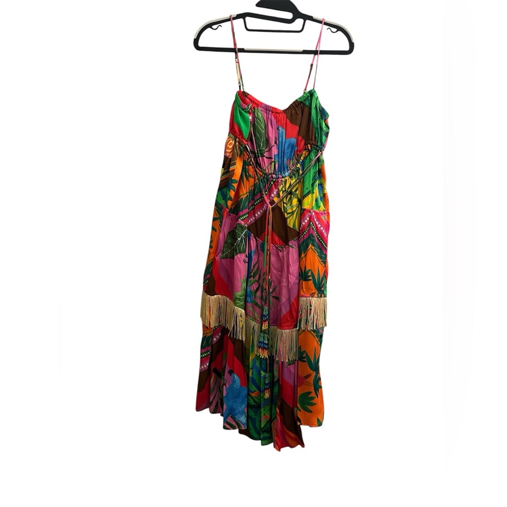 FARM Rio Multicolor Tropical Maxi Dress